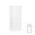 Family ruhásszekrény 74x182 cm fehér