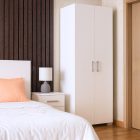 Family ruhásszekrény 74x182 cm fehér