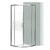 Spirit Mátrix 80x80 cm íves zuhanykabin zuhanytálca nélkül