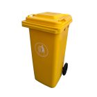 Hulladéktároló 120L sárga