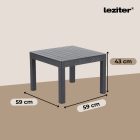 Claire VI 4 személyes kerti bútor garnitúra orlando asztallal