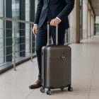 TraveLux Pro kabinbőrönd keményfedeles levehető kerékkel 50x40x20 cm