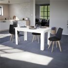 Yorki Standard étkezőasztal 140x80 cm fehér