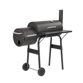 Faszenes kerti grillsütő füstölővel