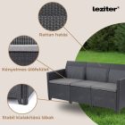 Claire XII 8 személyes sarokgarnitúra orlando asztallal