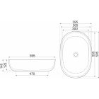 KR-374 kerámia design mosdó