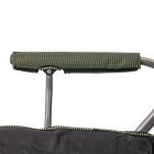 Leziter Comfort karfás horgász szék pohártartóval zöld