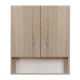  Bianca Plus 60-as Faliszekrény 2 ajtóval, nyitott alsó résszel, sonoma tölgy színben