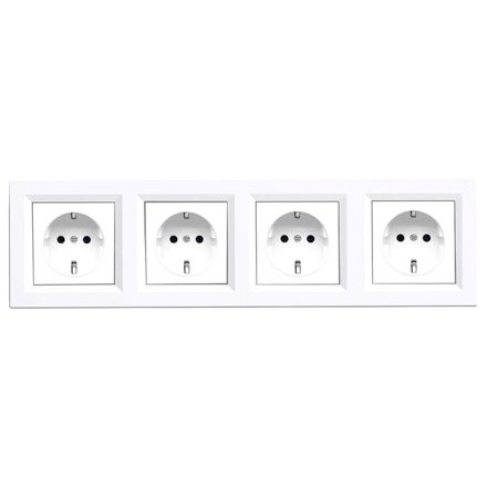 Nova IV négy dugalj fehér kerettel