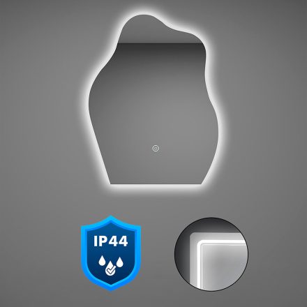 Wave 60 tükör led világítással