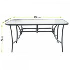 Larkadia 4+1 fémvázas kerti bútor garnitúra