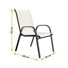 Larkadia 4+1 fémvázas kerti bútor garnitúra