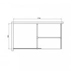 Walker 90x195 cm Walk in zuhanyfal