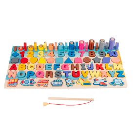   Logaritmikus formabeillesztő és oktató Montessori fajáték