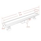 Linea burkolható zuhanyfolyóka