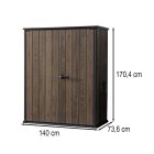 Signature műanyag kerti tároló 1400 L