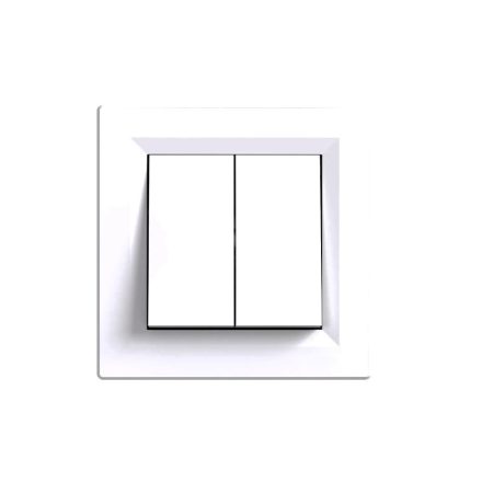 Nova csillárkapcsoló 105 fehér kerettel