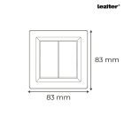 Nova csillárkapcsoló 105 fehér kerettel