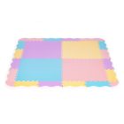 Habszivacs puzzle szőnyeg kerítéssel 141,5x141,5 cm 24 db