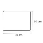 Ada 80 tükör led világítással