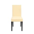 Kelly bőr étkezőszék bézs színben