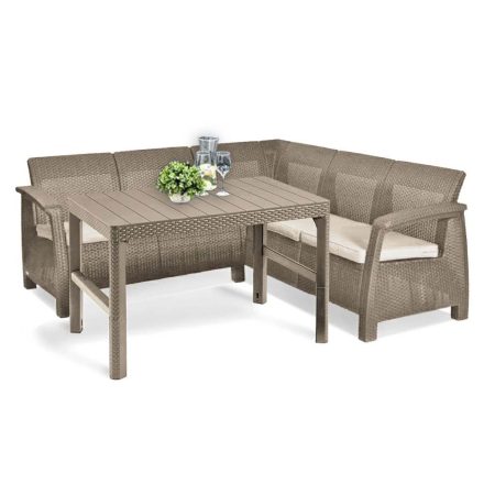 Corfu relax sarokgarnitúra lyon asztallal