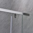 Galatro 80x100 cm aszimmetrikus zuhanykabin zuhanytálca nélkül