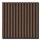 Akusztikus panel, fa furnér, dió, dió hatású 52x52x2,2 cm