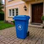 Hulladéktároló 240L kék