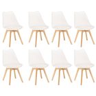 Silla étkezőszék 8 db fehér színben