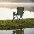 Leziter Comfort Plus karfás horgász szék pohártartóval zöld