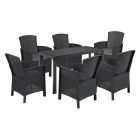 Hellma 6+1 kerti bútor garnitúra szett