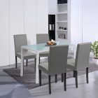 Mira 4+1 étkező garnitúra fehér-szürke