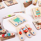 Angol tanuló puzzle oktató fajáték