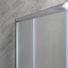 Spirit Matt 90x90 cm szögletes zuhanykabin, zuhanytálcával