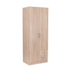 Miami gardróbszekrény 80x205 cm sonoma tölgy-sonoma tölgy