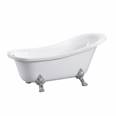 Clark szabadon álló fürdőkád fém lábakkal