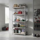 Nagy teherbírású polc 180x90x30 cm 175 kg króm