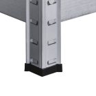 Nagy teherbírású polc 180x90x30 cm 175 kg króm