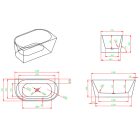 Still szabadon álló fürdőkád