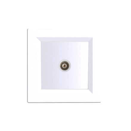 Nova TV csatlakozóaljzat fehér kerettel