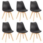 Silla étkezőszék 6 db fekete színben