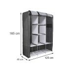 Gardróbszekrény LGSZ-04 szürke