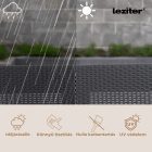 Claire 5 személyes kerti sarokgarnitúra párnatartós asztallal