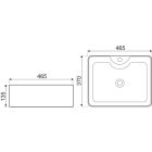 KR-51 kerámia design mosdó
