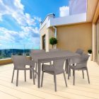 Evyon 6+1 kerti bútor garnitúra szett