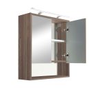 Luna 60 felső tükrös szekrény, Rauna szil