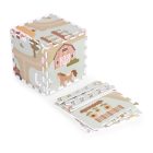 EVA habszivacs játszószőnyeg gyerekeknek Farm 90,5x90,5 cm 21 db