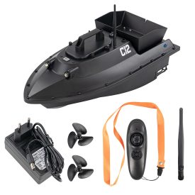 Etetőhajó C12 hátrakidobós fekete