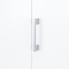 Miami gardróbszekrény 80x205 cm fehér-fehér